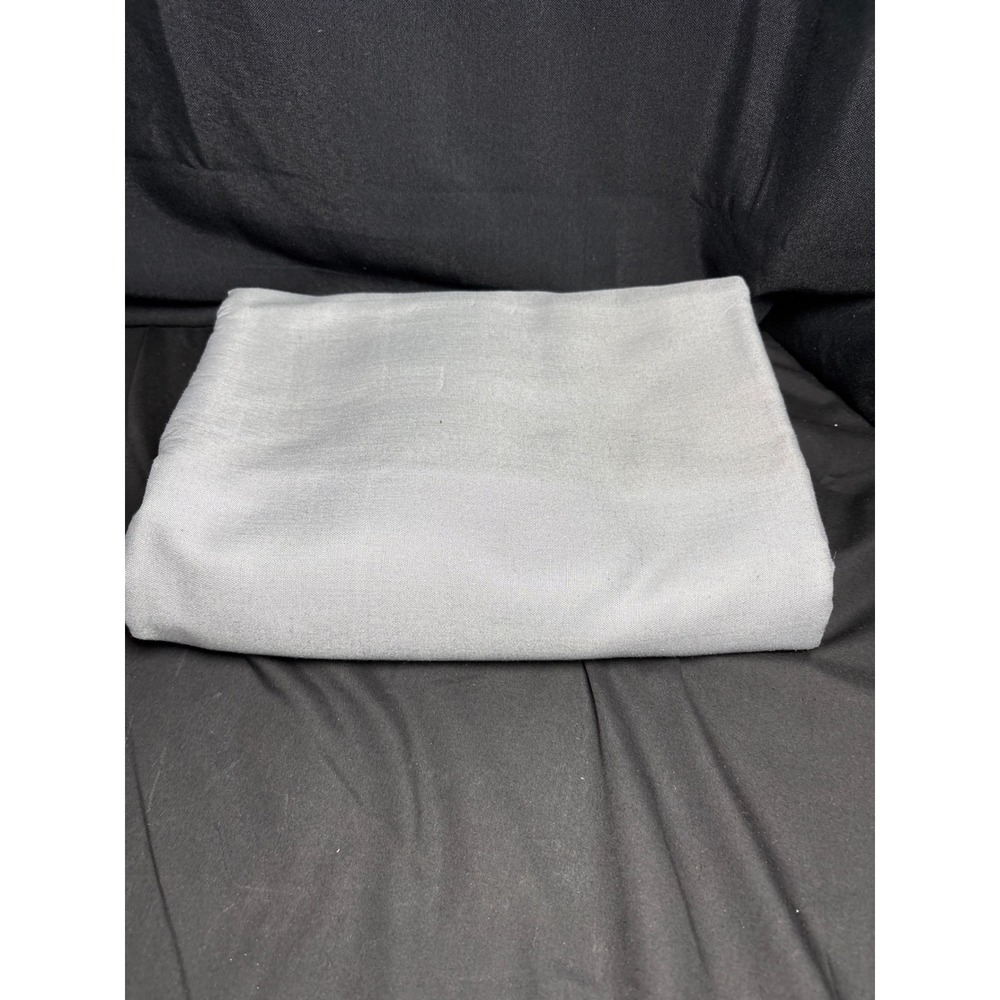 Hotel Style King Flat Bed Sheet Solid Light Gray Luxury Hospitality Bedding
